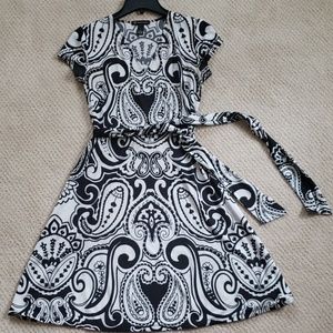 INC fit and flare dress